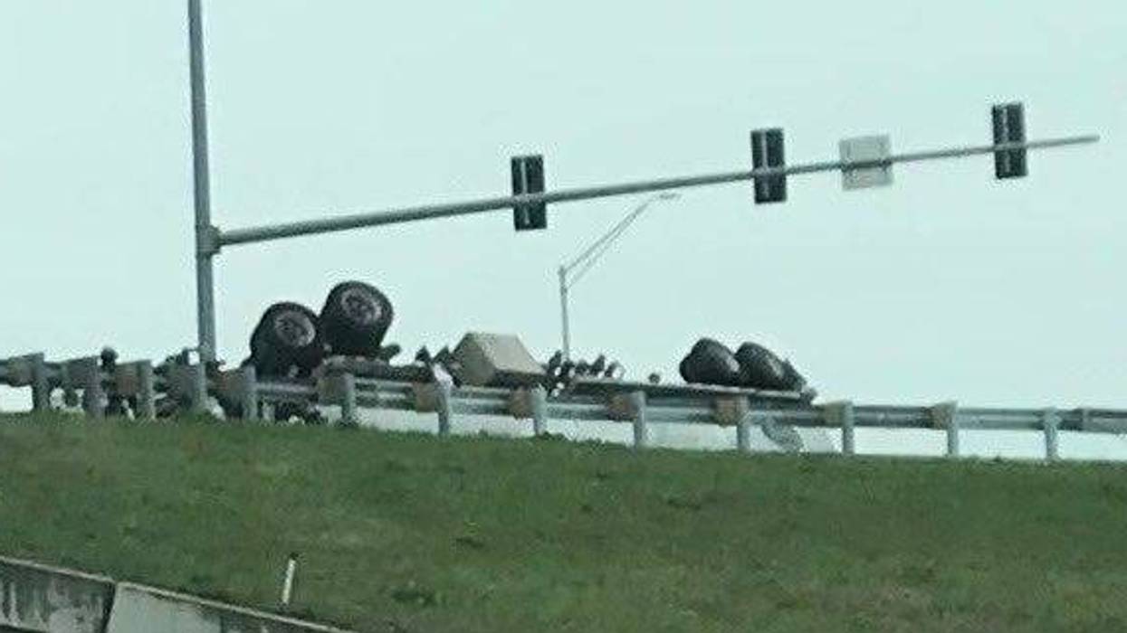 Several ramps to and from the Jane Addams Memorial Tollway were closed after a tanker rolled over and leaked gasoline Wednesday in northwest suburban Des Plaines.