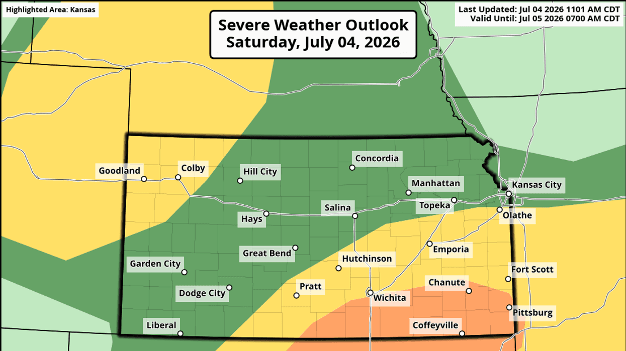 Severe weather may crash July 4th parties