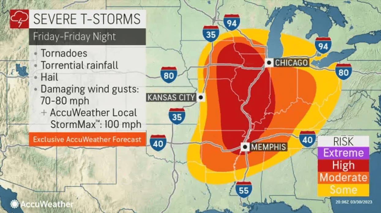 Severe storms predicted for St. Louis region Friday