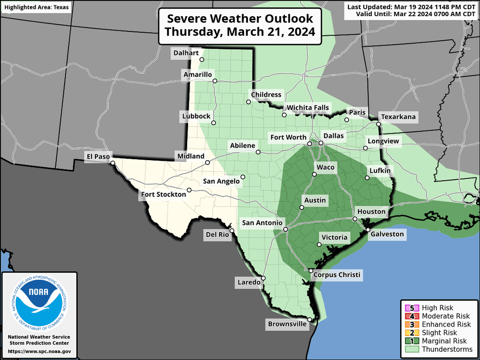 Severe Thursday