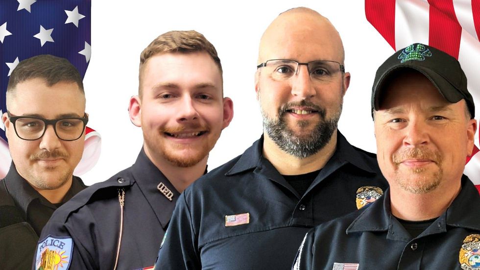 Sgt. Justin Faroni, Sgt. Kenneth Motes, Ofc. Joshua Jablanski, and Ofc. Colton Lewis