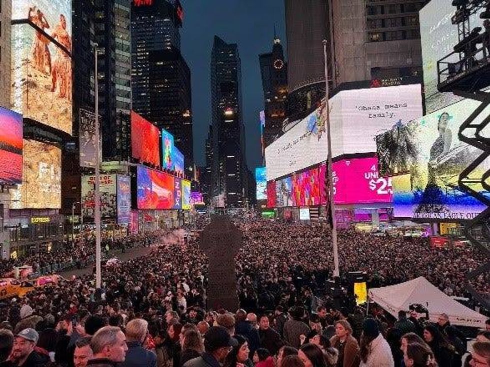 Shakira en Times Square