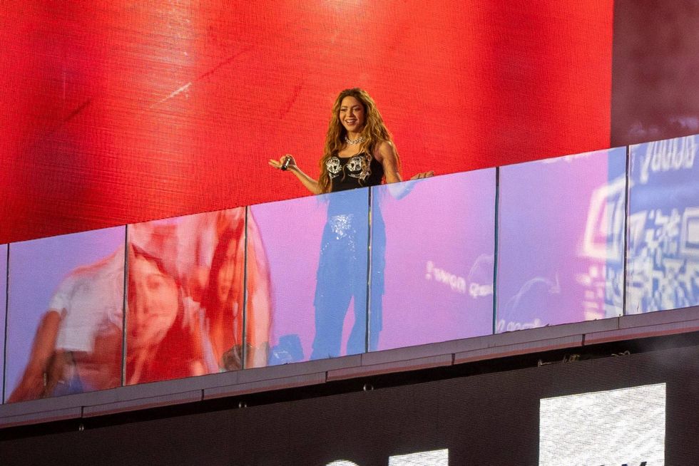 Shakira en Times Square