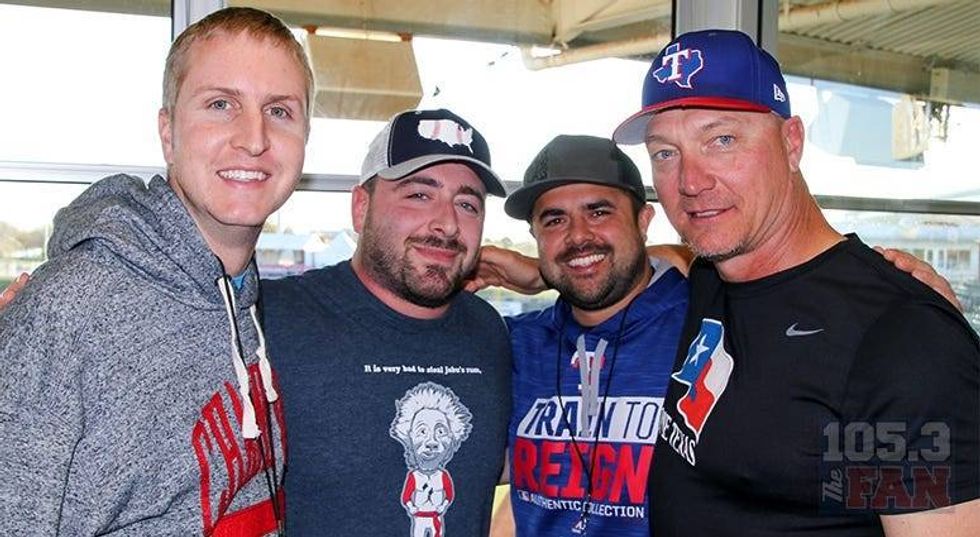 Shan & RJ at Rangers Spring Training 1
