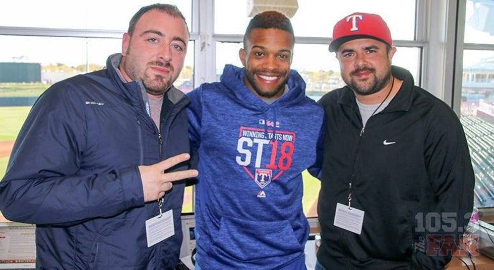 Shan & RJ at Rangers Spring Training 5