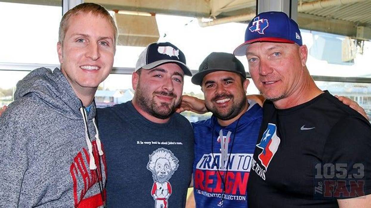 Shan & RJ at Texas Rangers Spring Training