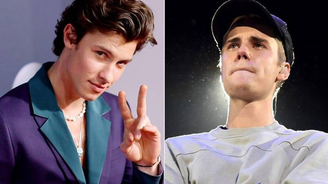 Shawn Mendes and Justin Bieber