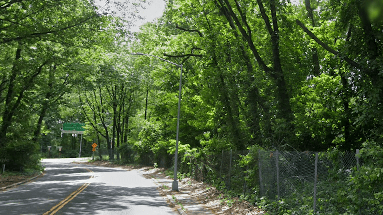 Woman found dead off roadway near Queens park