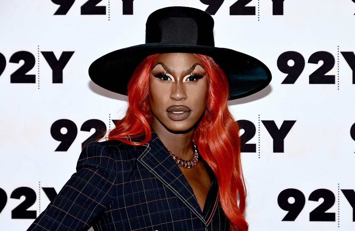Shea Couleé attends "RuPaul's Drag Race All-Stars" in conversation with Ben Platt at the 92Y