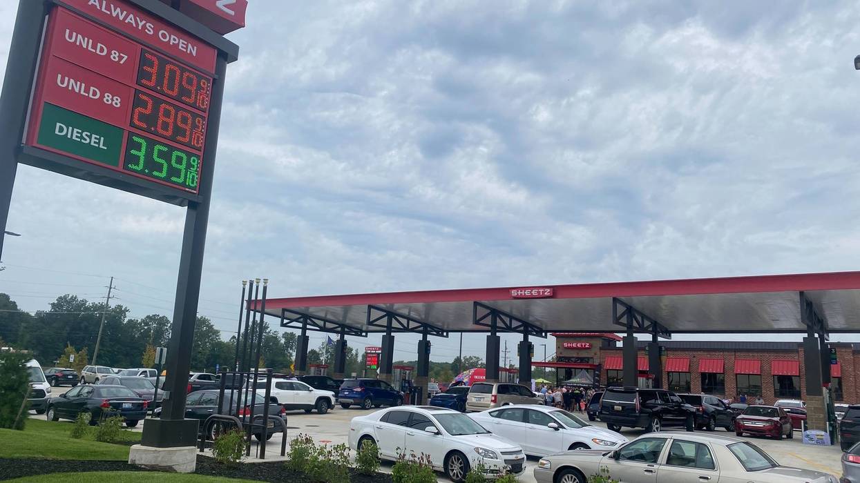 Sheetz gas station in Romulus