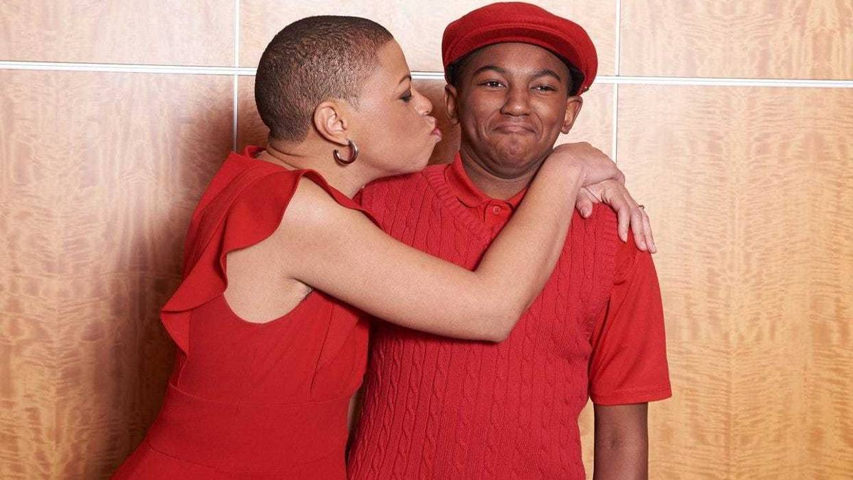 Sheletta Brundidge and her son Andrew.