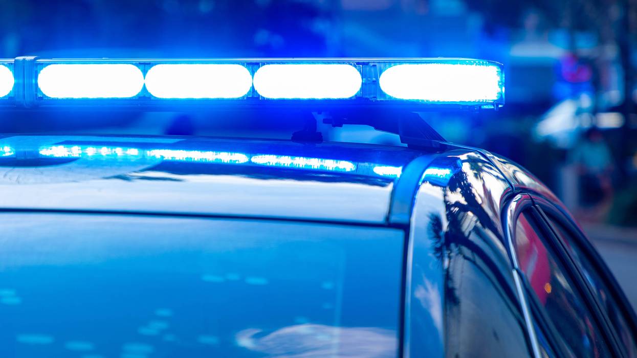 Sheriff's car lights