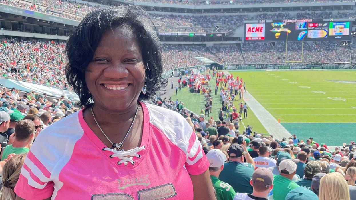 Shirley Dash, also known among Eagles fans as "EagleShirley."