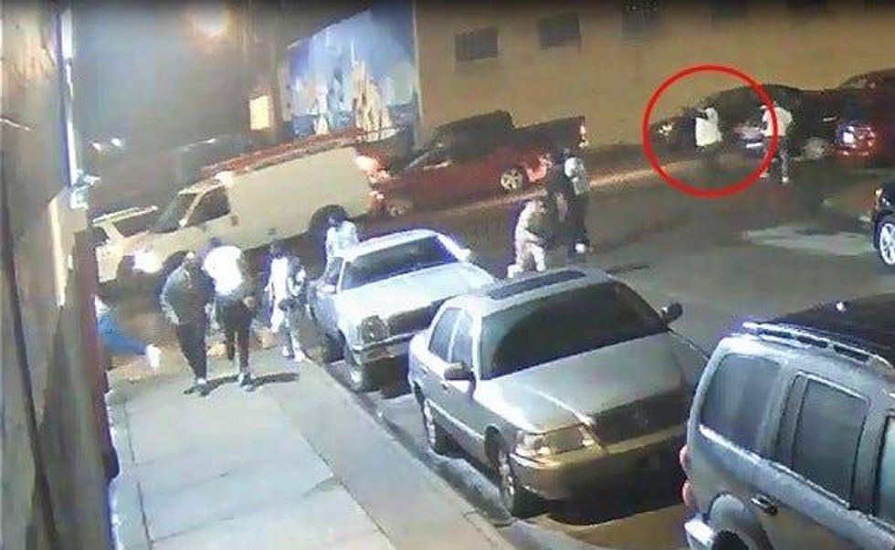 shooter outside club