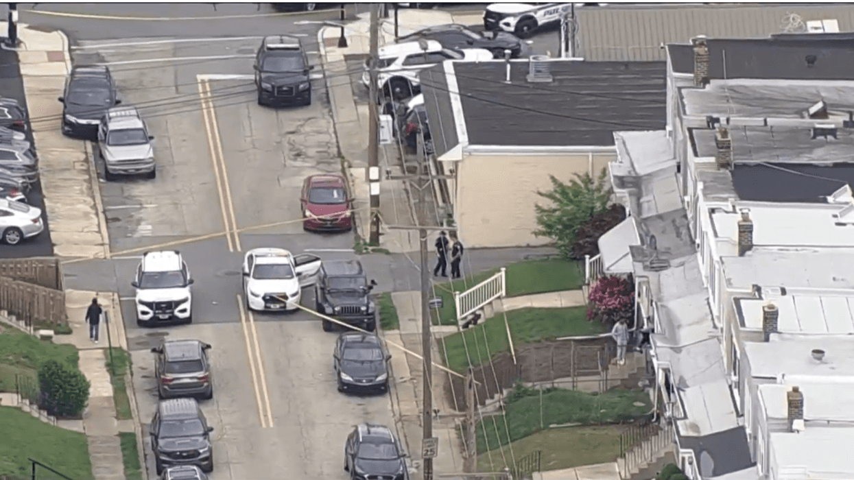 Shooting scene in Collingdale, PA