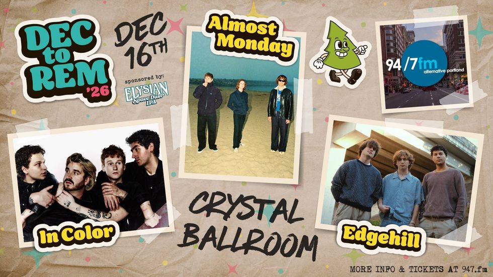 SHOW SIX: December 16th: Almost Monday, In Color, & Edgehill at Crystal Ballroom