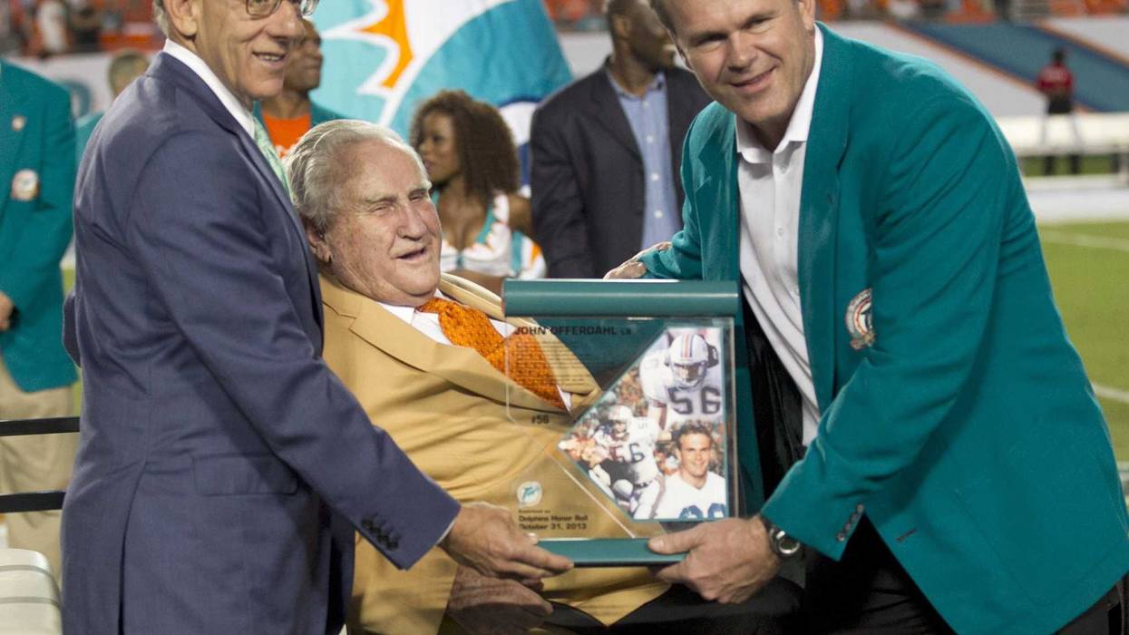 Shula and John Offerdahl