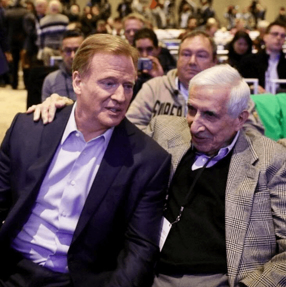 Sid with Roger Goodell