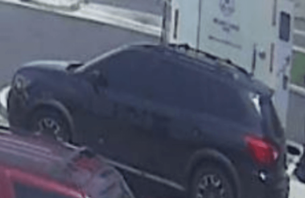 Side view of the vehicle