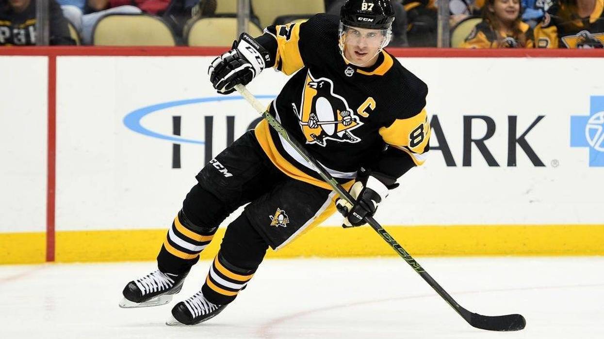 Sidney Crosby #87 of the Pittsburgh Penguins