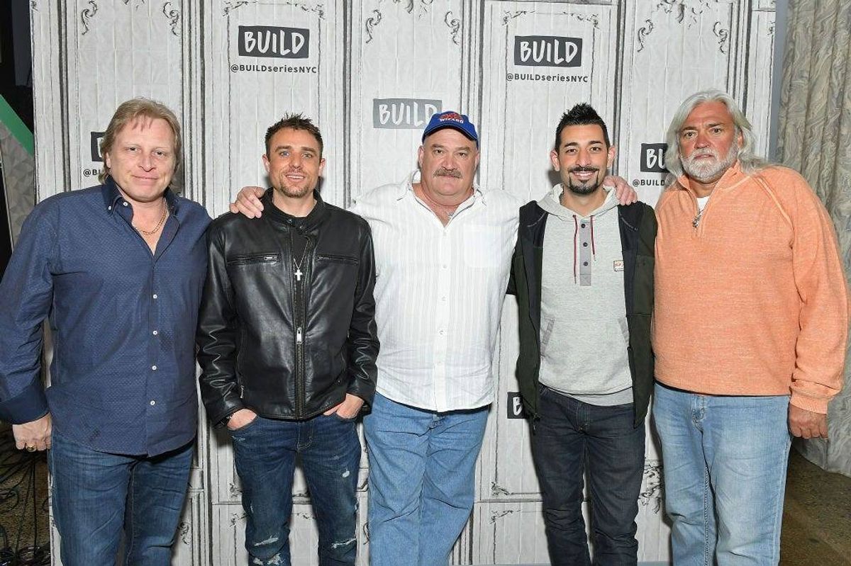 Sig Hansen, Jake Anderson, Keith Colburn, Josh Harris, and Wild Bill of "Deadliest Catch' in 2018