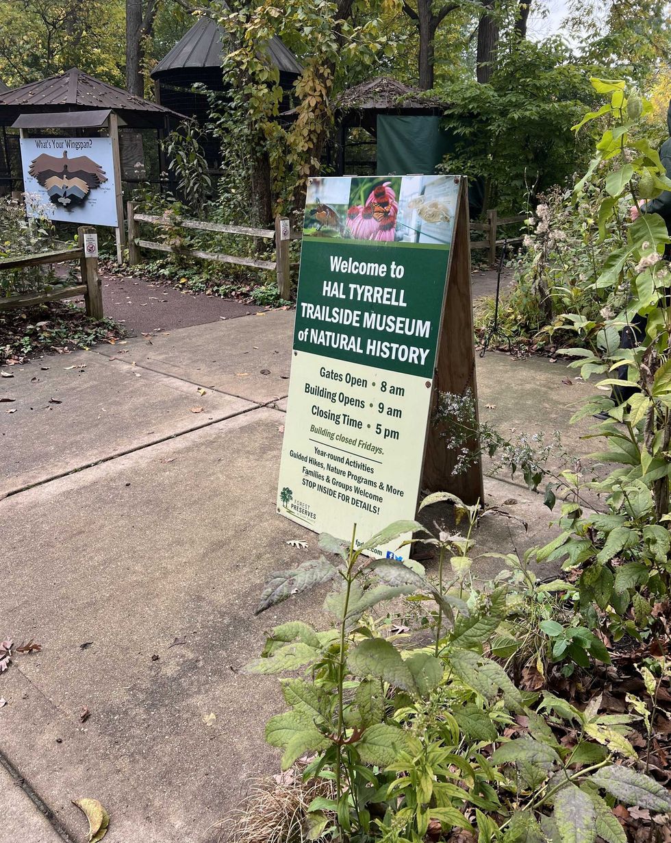 sign at museum
