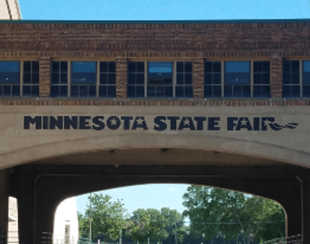 sign at state fair