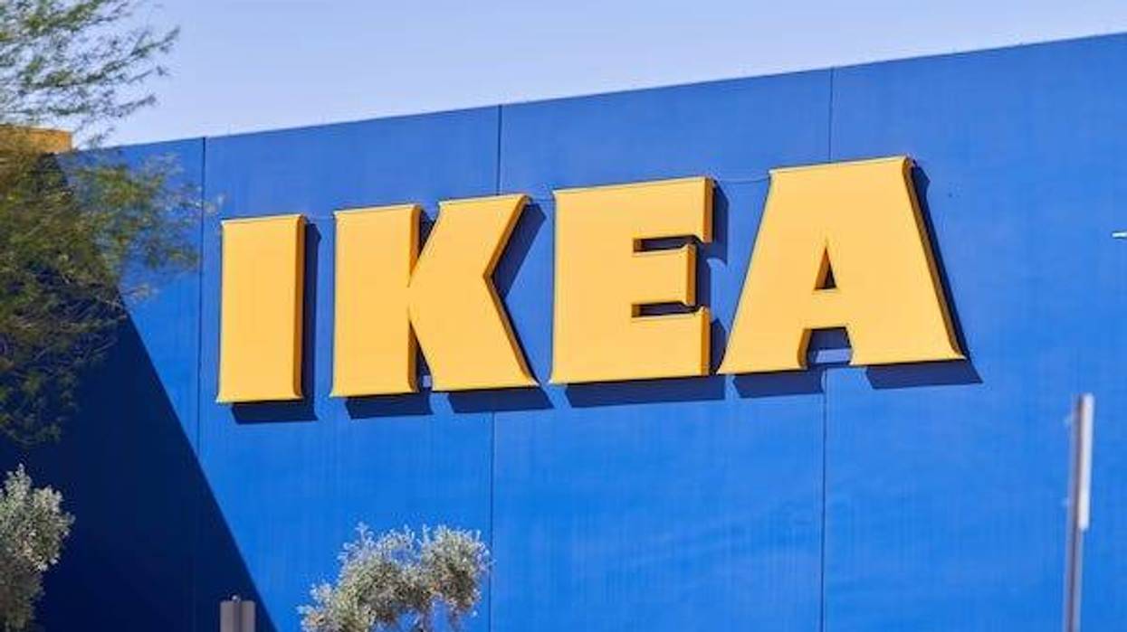 Sign on an IKEA store