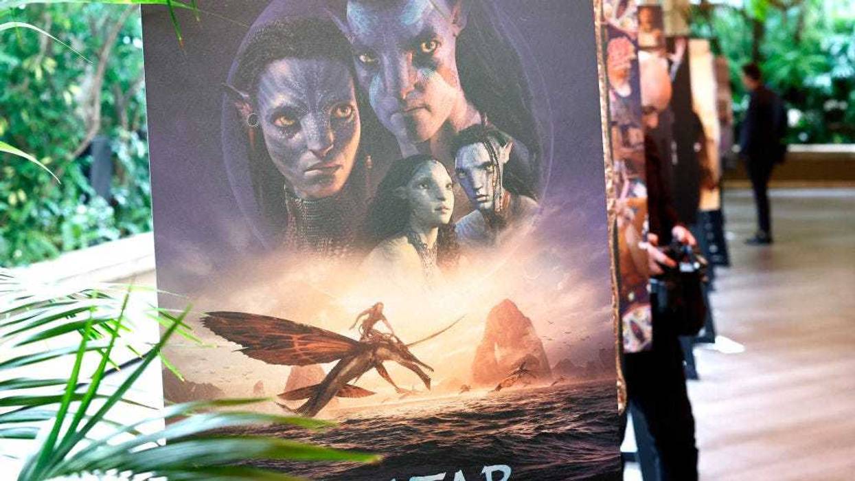 Signage for "Avatar: The Way of Water" is seen during the AFI Awards Luncheon at Four Seasons Hotel Los Angeles at Beverly Hills on January 13, 2023 in Los Angeles, California. (Photo by Frazer Harrison/Getty Images)