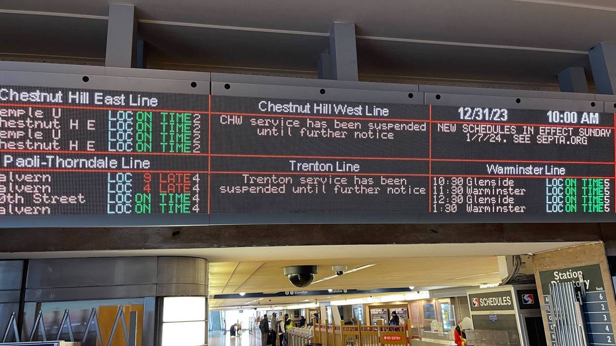 Signal problems on Amtrak's Northeast Corridor caused service suspensions for SEPTA and NJ Transit.