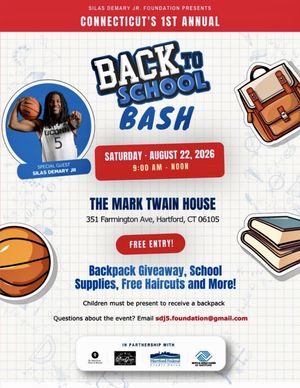 Silas Demary Jr. Foundation Presents Connecticut's 1st Annual Back To School Bash