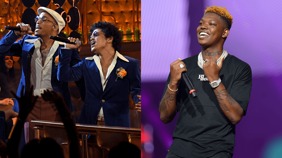 Silk Sonic, Anderson .Paak and Bruno Mars and Yung Bleu