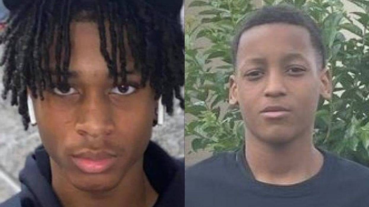 Simeon Career Academy students are coping with the fatal shootings of two classmates, Jamari Williams (left) and Kentrell McNeal (right) who were gunned down just hours apart.
