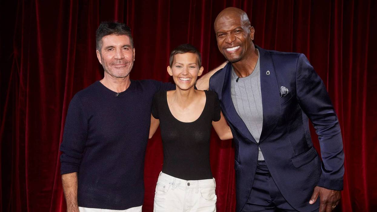 Simon Cowell, Nightbirde and Terry Crews