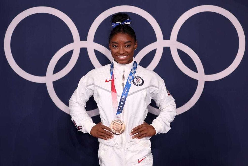 Simone Biles wins Bronze