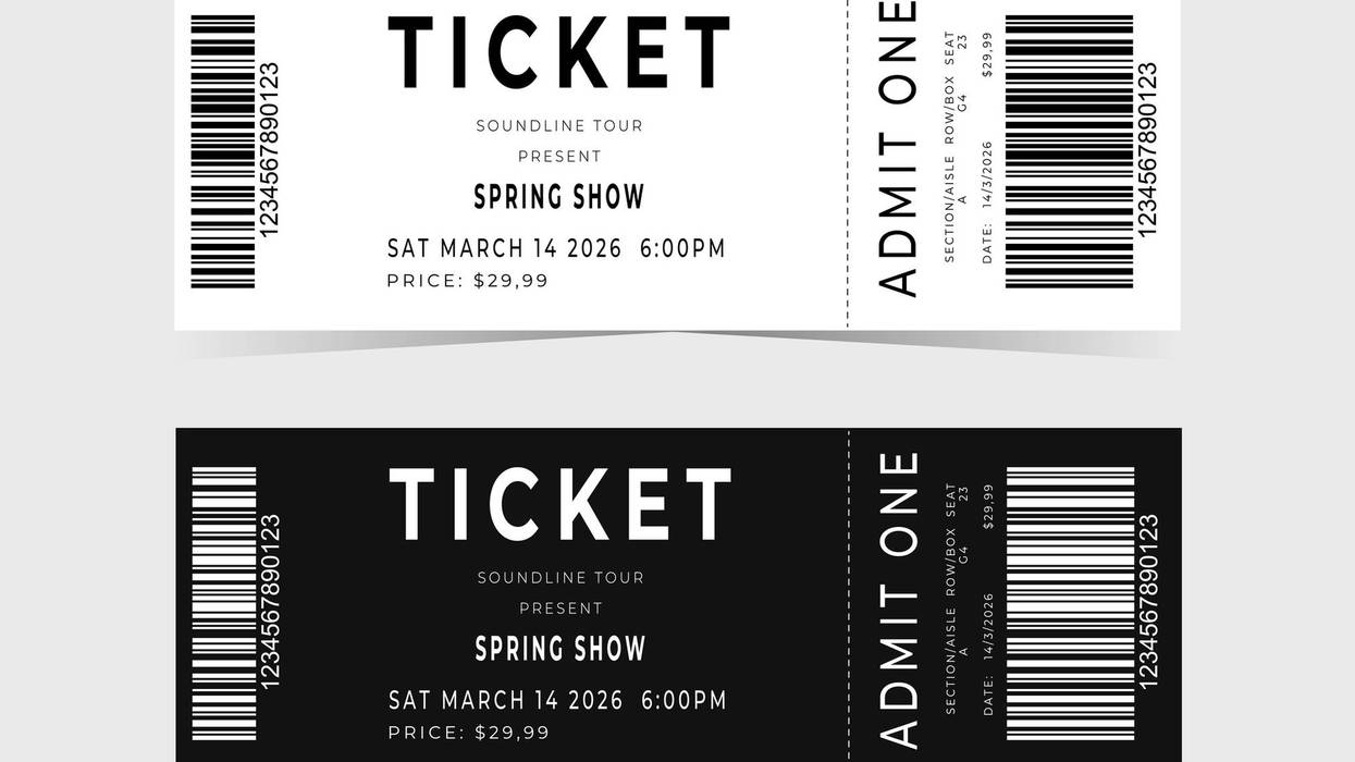 Simple tickets set.
