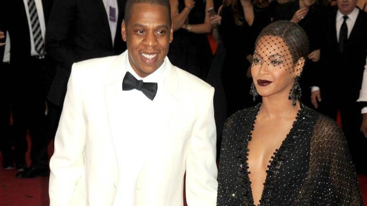 Singer Beyonce and Jay-Z arrive at the 2015 Costume Institute Gala Benefit celebrating 'China: Through The Looking Glass' held at the Metropolitan Museum Of Art in New York, NY on May 4th, 2015.