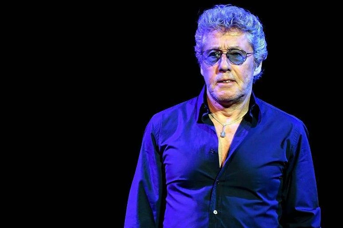 Singer Roger Daltrey of The Who performs on the first night of the band's residency at The Colosseum at Caesars Palace on July 29, 2017