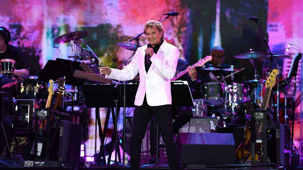 Singer-songwriter Barry Manilow performs on stage during the "We Love NYC: The Homecoming Concert" held on the Great Lawn in Central Park on Aug. 21, 2021