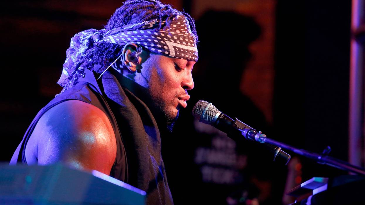 Singer/songwriter D'Angelo performs onstage during the Samsung Supper Club at SXSW 2015 on March 15, 2015 in Austin, Texas.