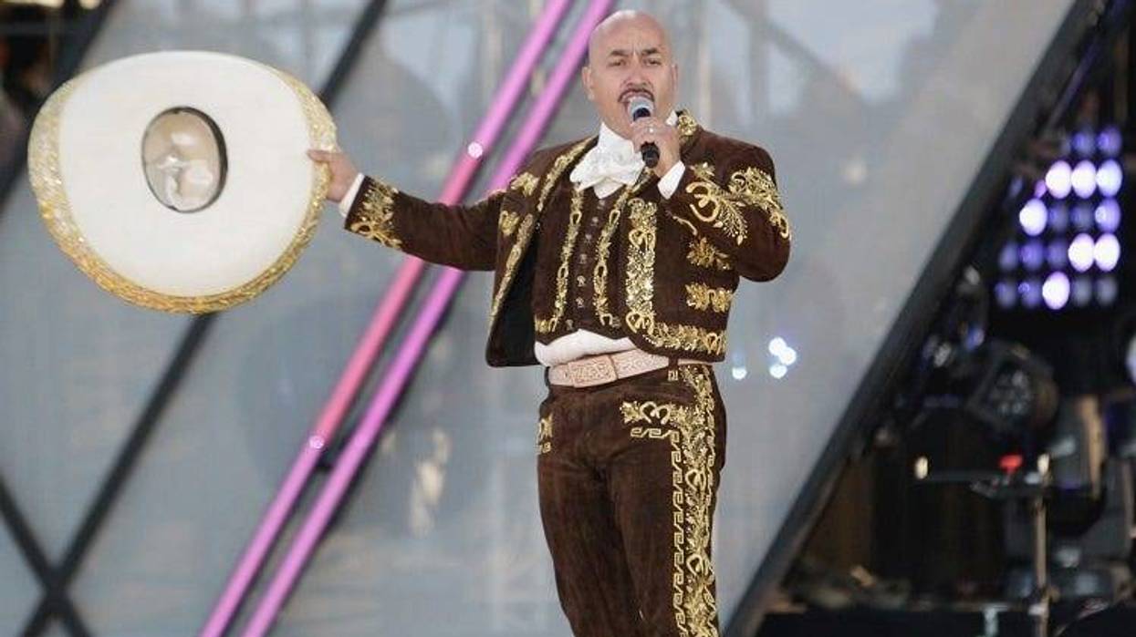 Singer/songwriter Lupillo Rivera performs onstage at Univision and Fusion host RiseUp AS ONE at Cross Border Xpress on October 15, 2016 in San Diego, California.