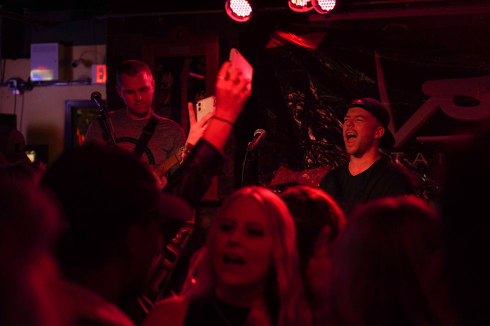 Singing along