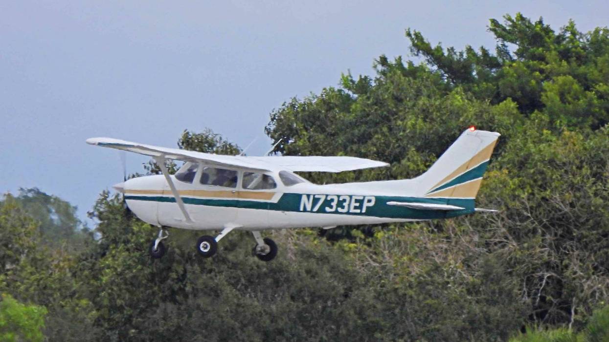 single engine airplane taking off