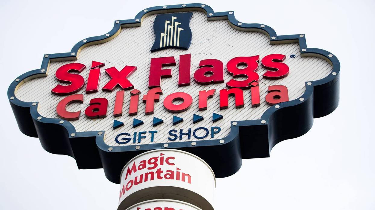 Six Flags Magic Mountain is closed as the coronavirus continues to spread across the United States on March 14, 2020 in Valencia, California.