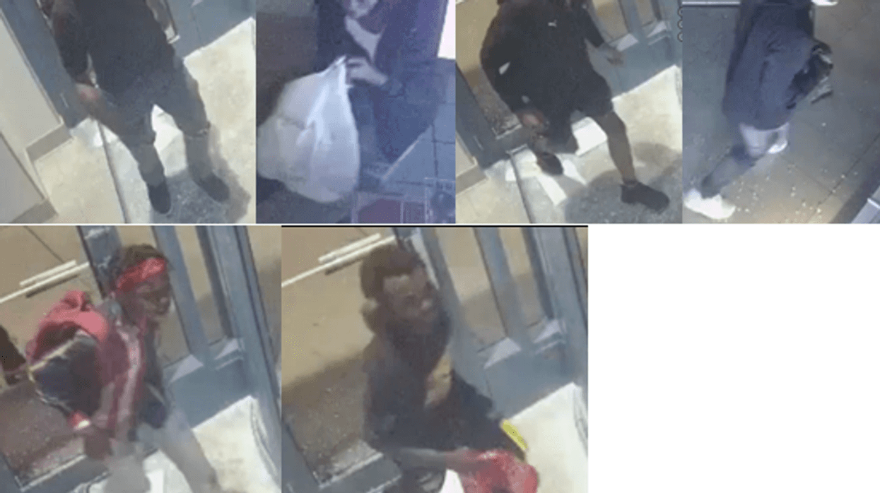 Six people wanted for looting a business Aug. 10, 2020, in the first block of East Adams Street.