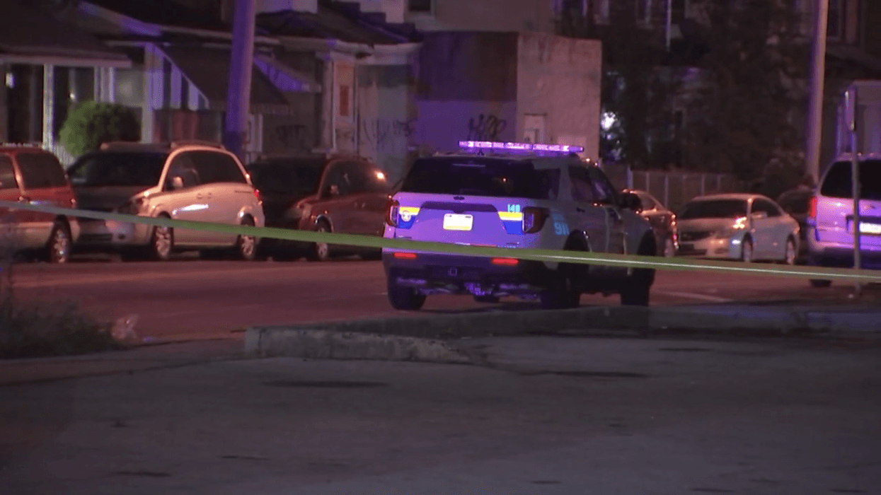 Six people were shot in East Germantown, including one man who was hit by a stray bullet while in bed in his apartment.