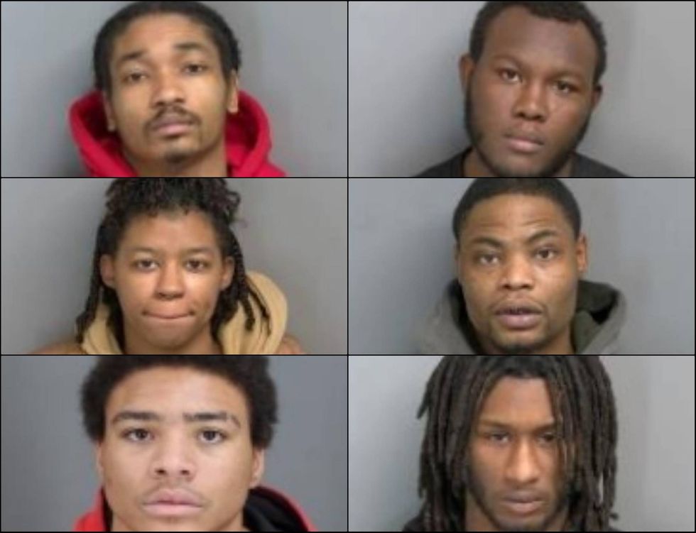 Six suspects arrested