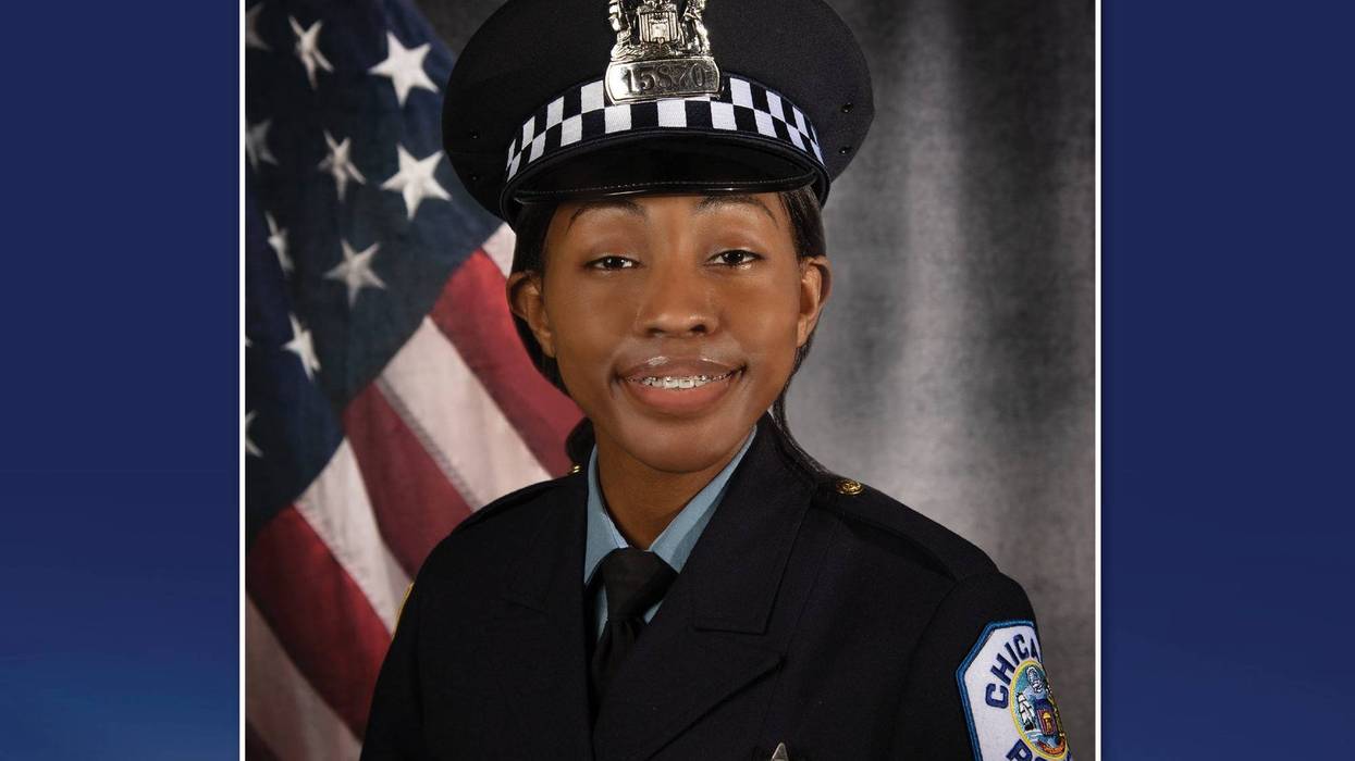 slain police officer, portrait in uniform