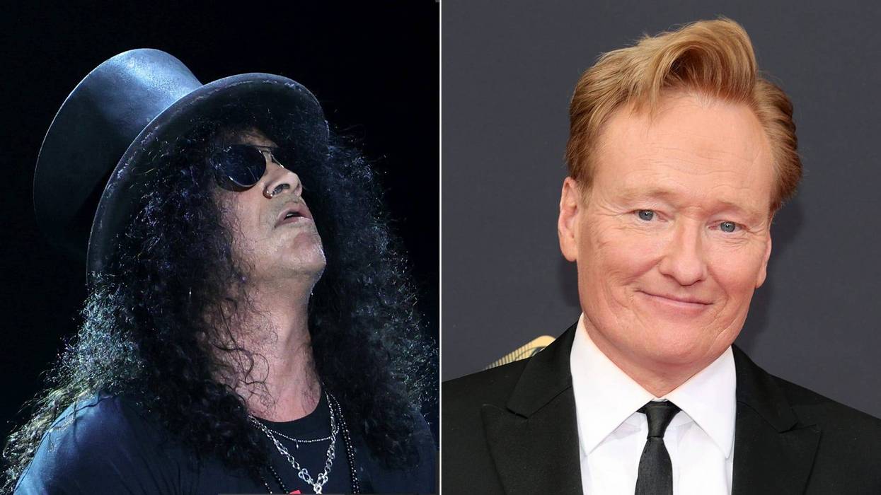 Slash and Conan O'Brien