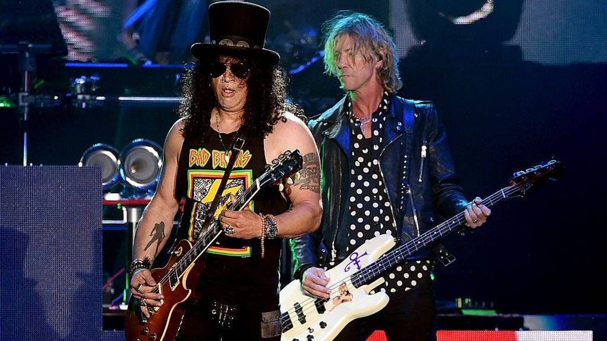 Slash and Duff McKagan